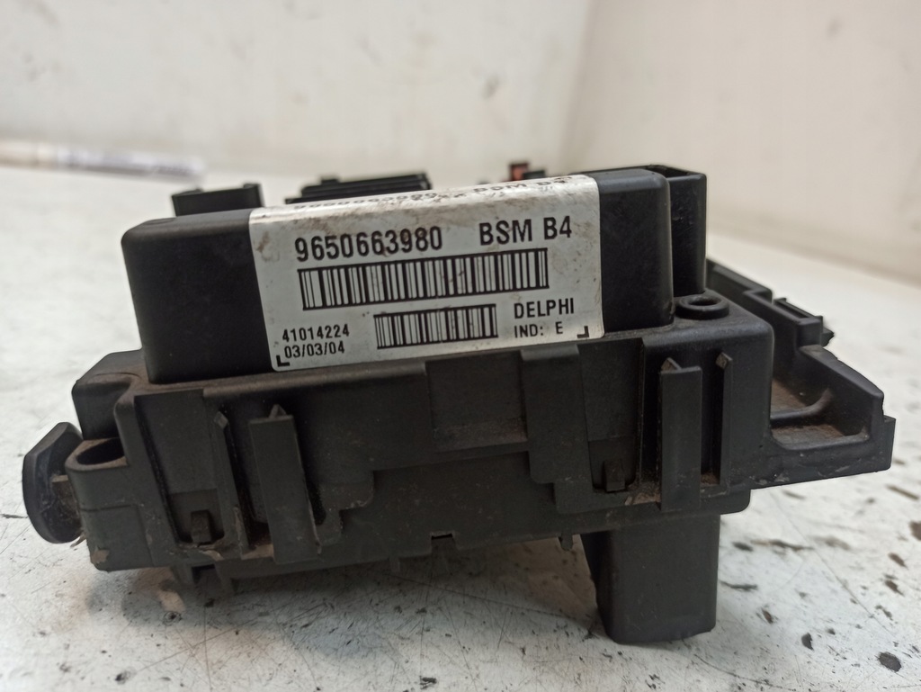 фото №5, Peugeot 307 модуль коробка bsm b4 9650663980 пошкоджена