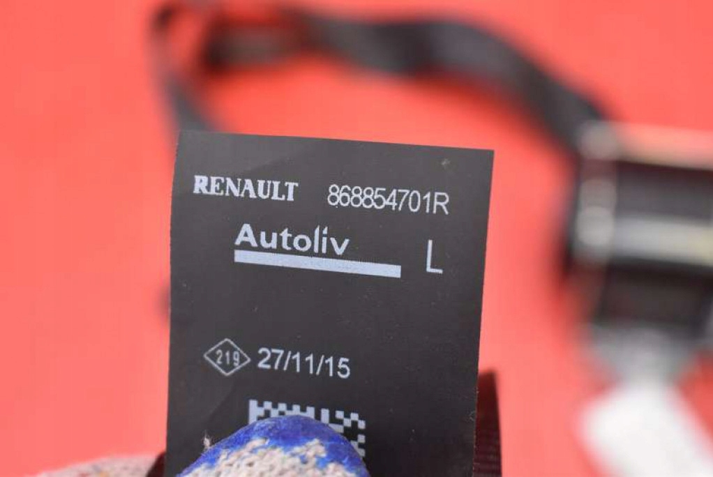 фото №8, Pas безопасности левый перед eu 868854701r dacia logan 2 ii 13-16