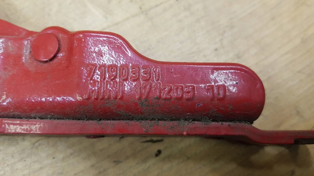 фото №4, Петлі кришки багажника комплект mini cooper ii r57 cabrio lak 8513