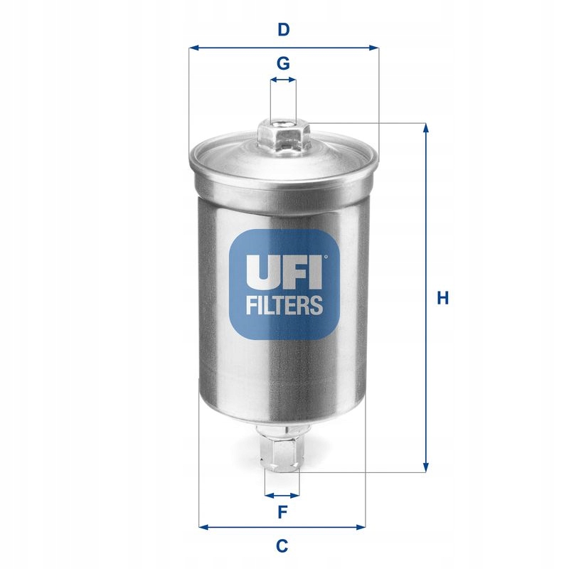 Фильтр топлива ufi oem quality audi, volkswagen Оригинал