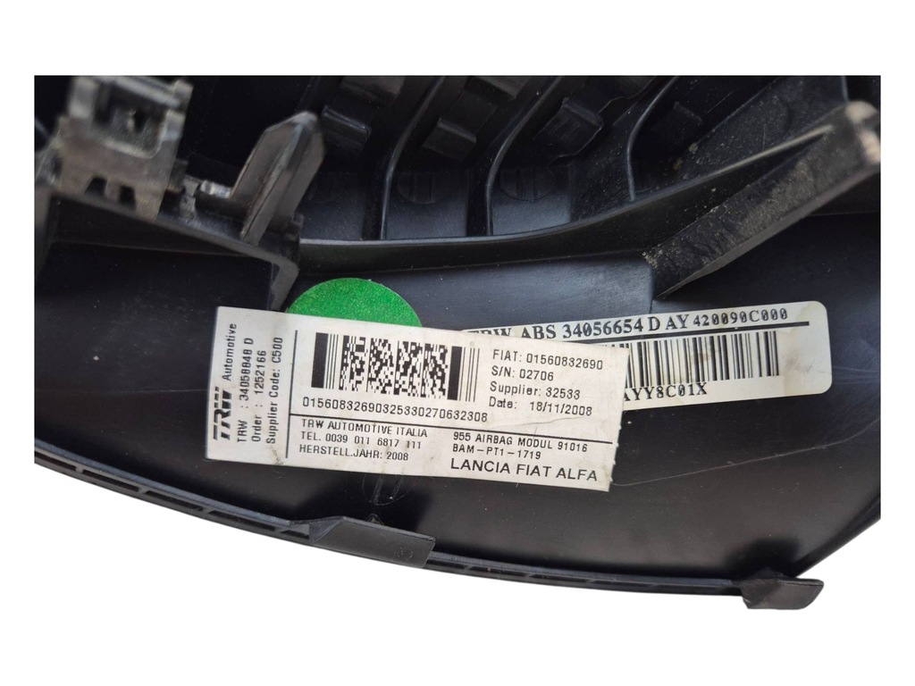 фото №6, Подушка воздушная пассажира коленная alfa romeo mito europa