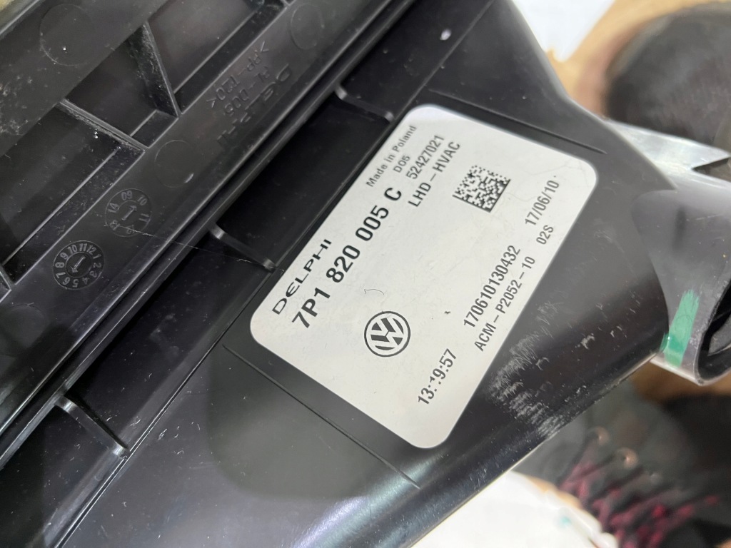 фото №5, Отопитель vw touareg 7p 7p1820005c cała !