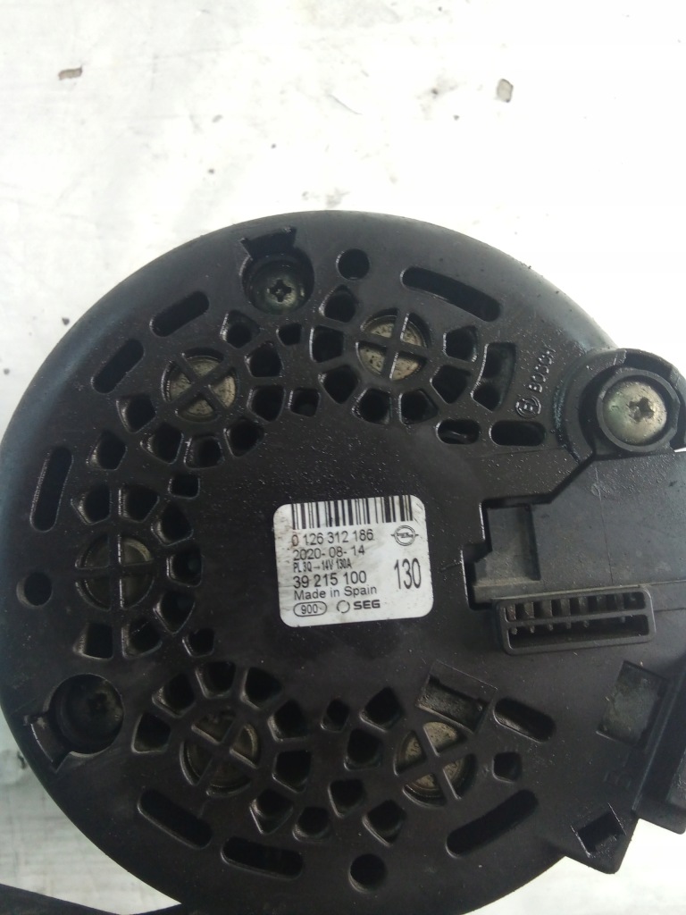 L417 генератор opel insignia 1.5t lfv 0126312186 Оригинал