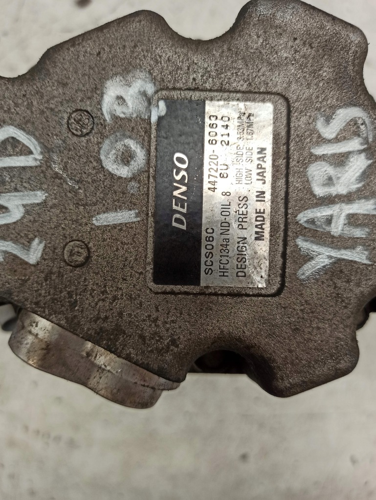 фото №9, Toyota yaris 1.0b компресор 4472206063