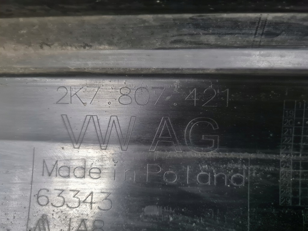 фото №10, Vw caddy 2k7 бампер задній задня pdc 21-