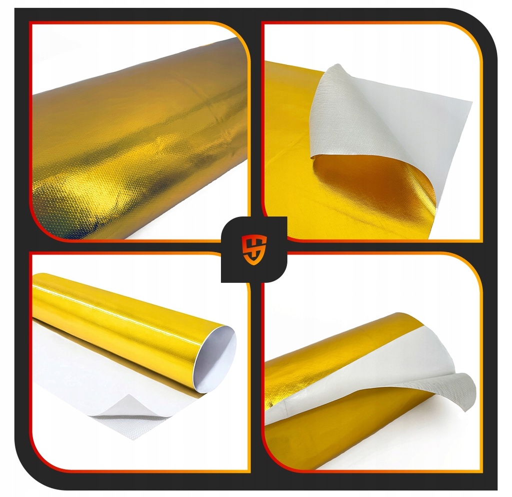 фото №8, Защита тепловая samoprzylepna золотая 100x100cm