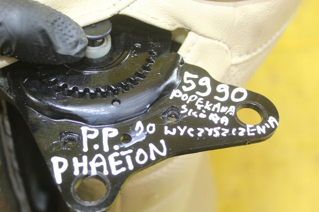 фото №12, Спинка сидіння правий перед вентильовані шкіра vw phaeton