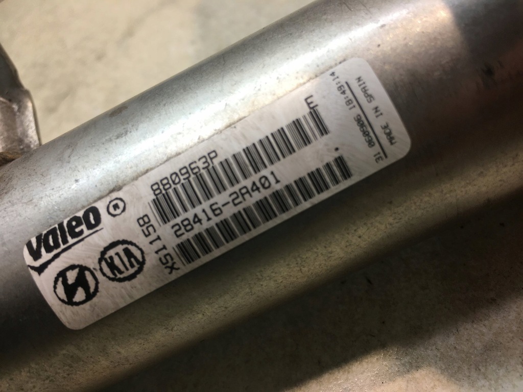 фото №8, Радиатор выхлопных газов egr getz 1.5 crdi 880963p