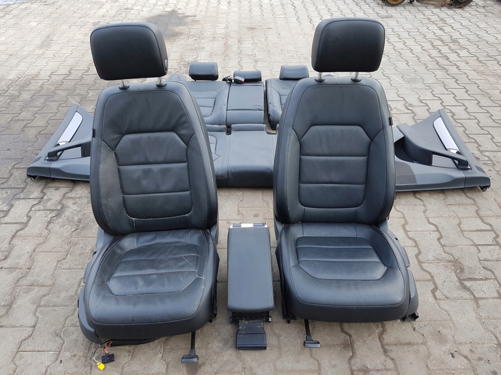 фото №1, Vw passat b7 sedan сиденья кожаный заднее сиденье