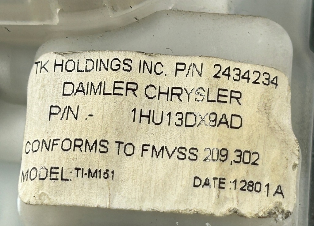 фото №7, Ремені безпеки сидіння задня lancia thema 11-