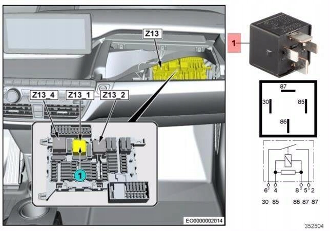 фото №9, Relay make contact bmw e81 e87 e90 e91 e92 e93 3 5 6 7 оригинальный
