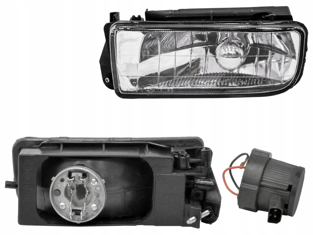 фото №1, Bmw 3 e36 1990-1998 протитуманна фара ліва тюнінг прозорий