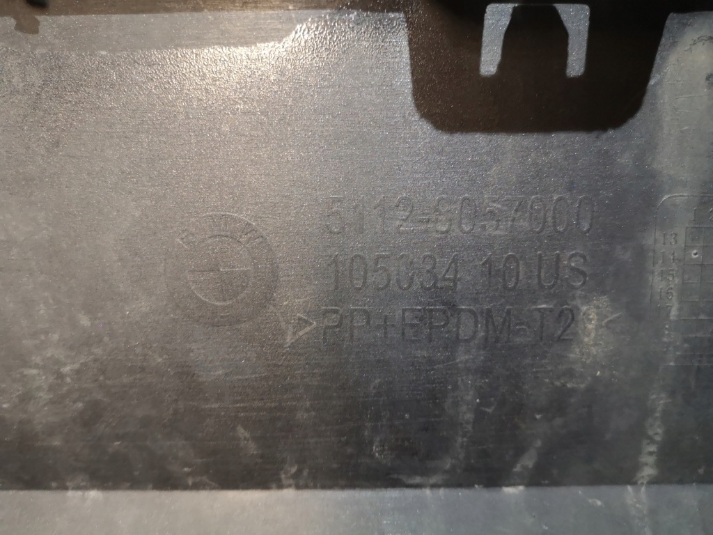 фото №8, Накладка бампера задняя bmw x4 f26 m-pak 51128057000