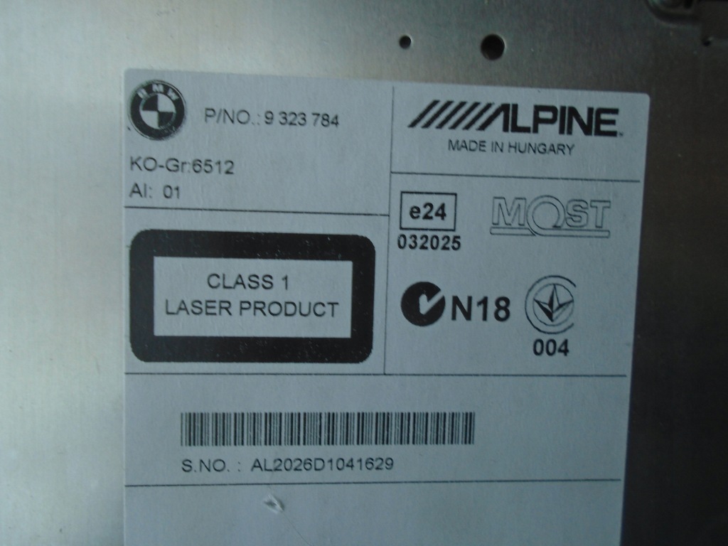 фото №2, Bmw f10 lift радио навигация cd 9323784 legal идеальное состояние