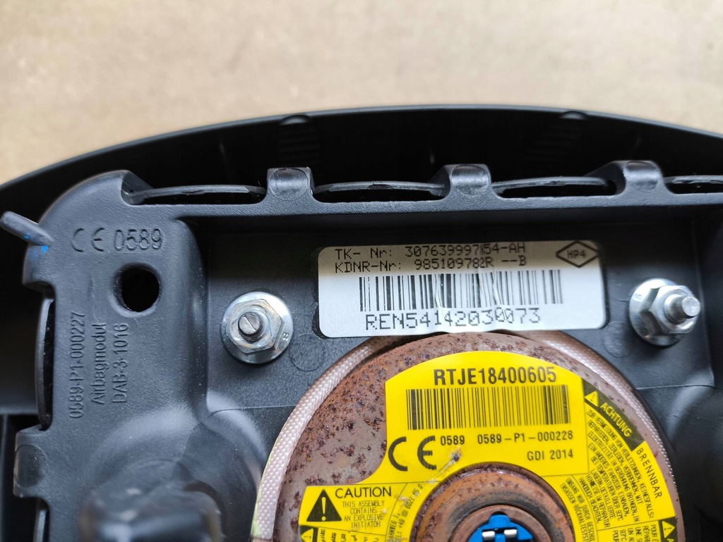 фото №8, Подушка воздушная водителя dacia sandero ii