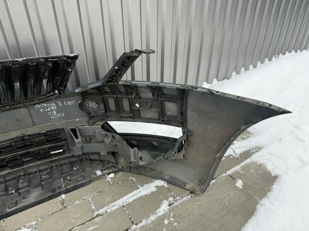 фото №7, Skoda octavia iii fl бампер перед передний kompletny основной lf7y 16-20