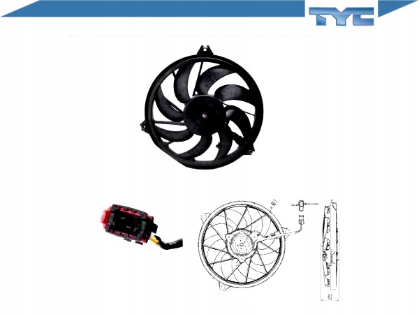 фото №2, Вентилятор радіатора [tyc]