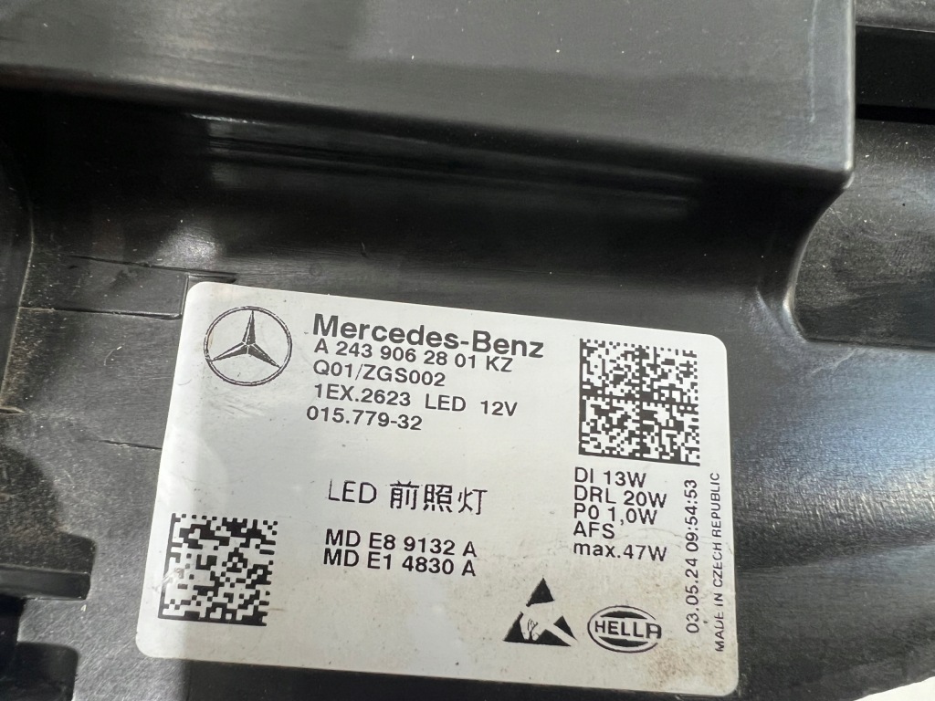 фото №10, Лампа правая full led performance mercedes eqa eqb a2439062801