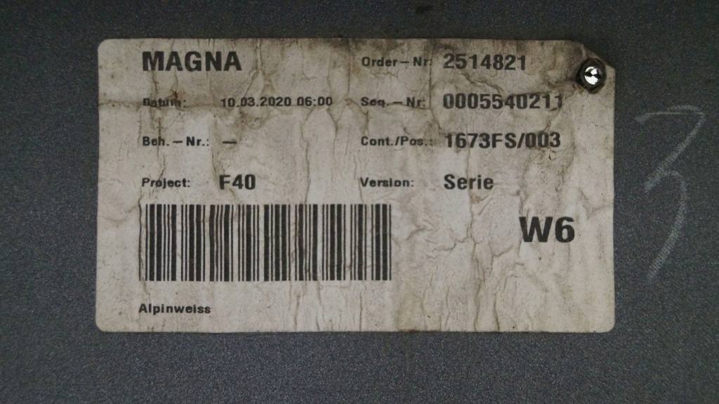 фото №8, Bmw 1 f40 19-22 бампер передний перед l2