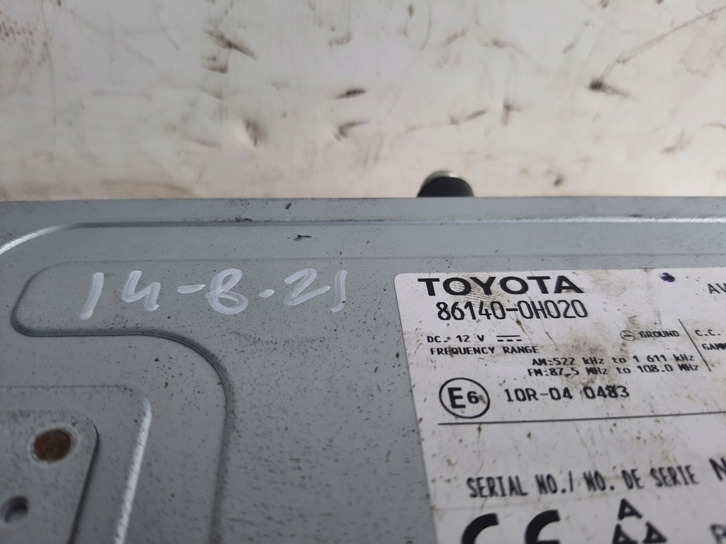 фото №3, Toyota aygo ii радио lcd 86140-0h020