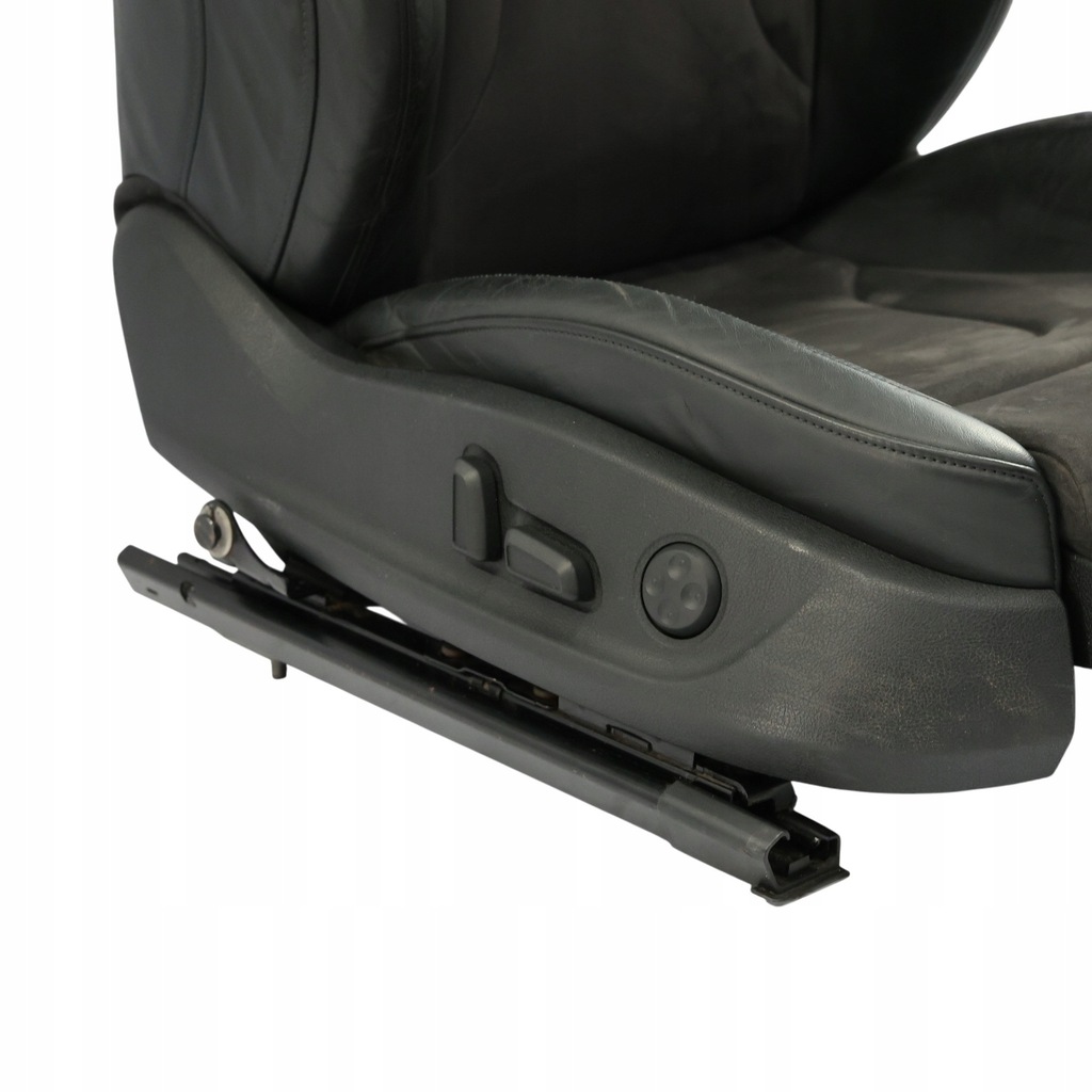 фото №13, Audi s4 b8 сидіння sport правий перед електричний czarna шкіра alcantara