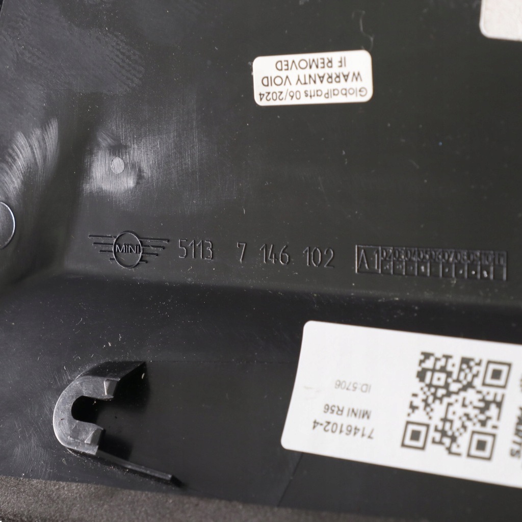 фото №12, Mini r56 lci защита стойка c панель колонки правый задняя чёрный 7146102