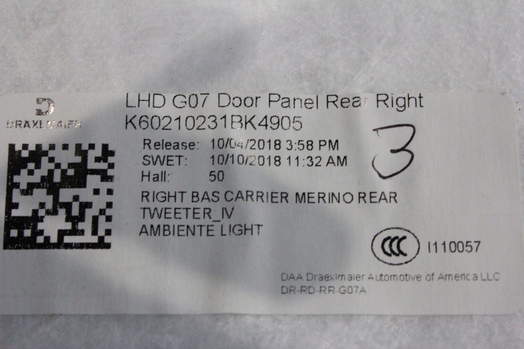 фото №11, Обшивки двері merino elfenbeinweiss bowers wilkins bmw g07 x7