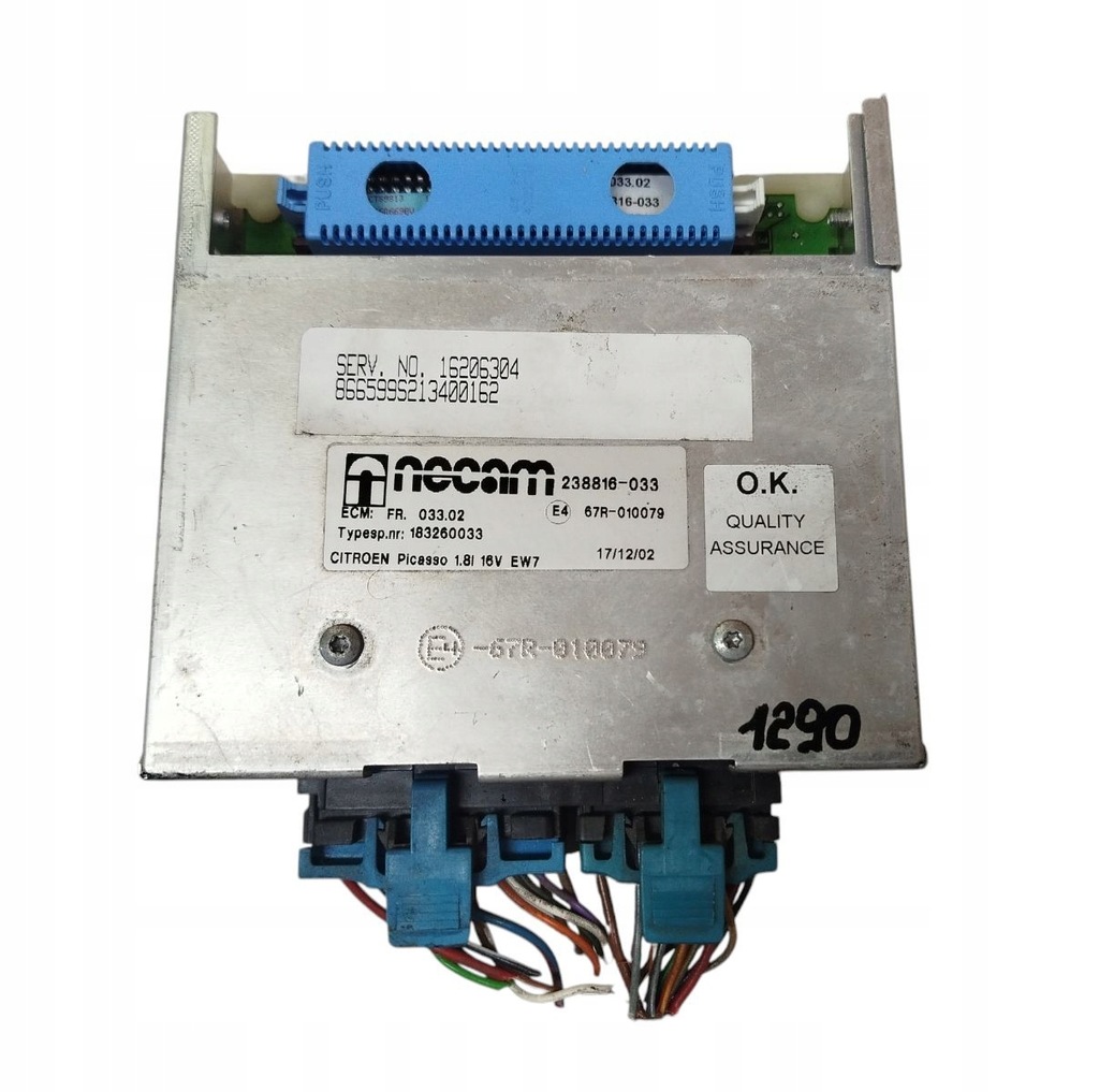 фото №1, Necam блок управления газа lpg 16206304