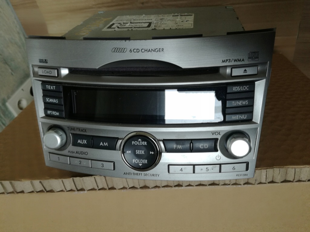 фото №1, Subaru legacy v радіо cd 86201aj310