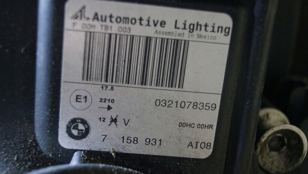 фото №10, Bmw x5 e70 лампа левая перед uk 7158931