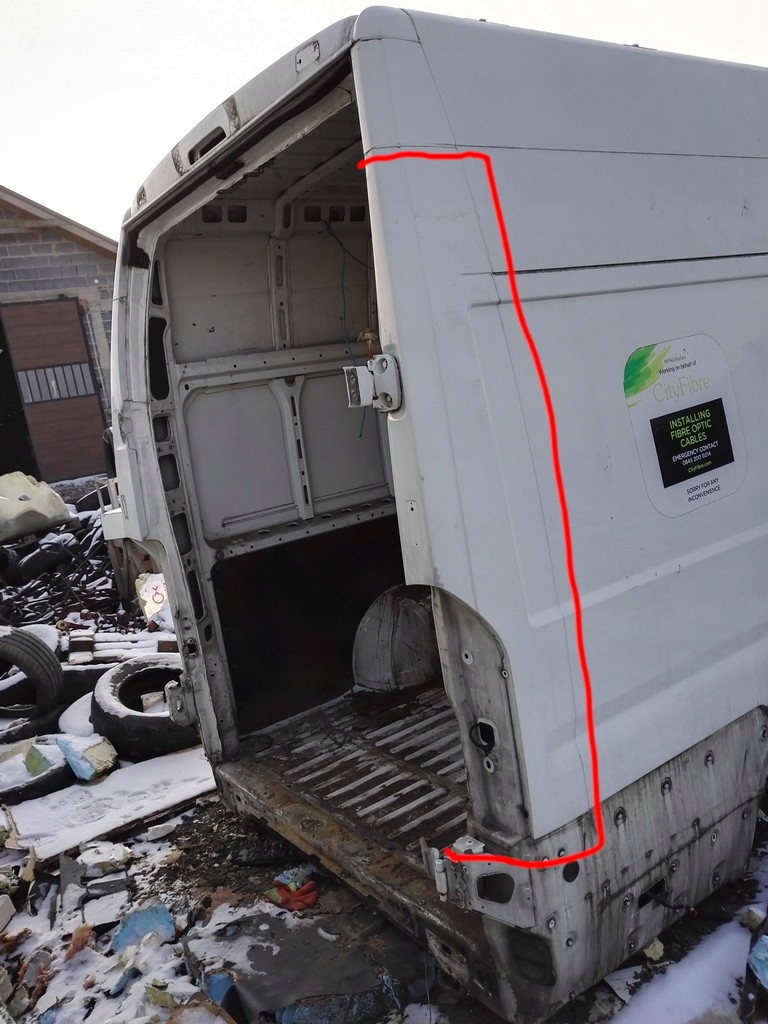 фото №9, Четверть блок двигателя порог крыло ducato jumper 06+ задняя