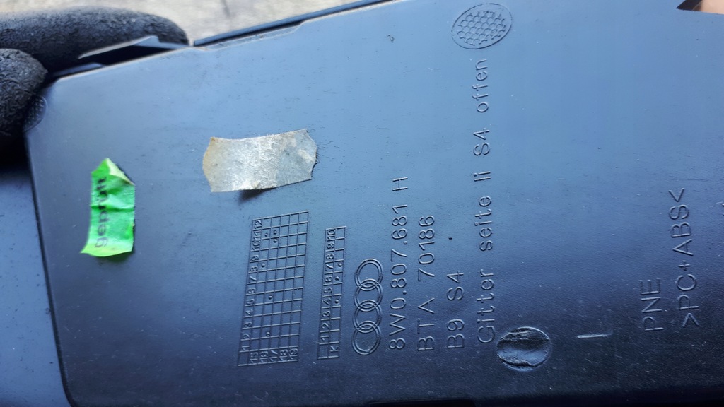 фото №11, S4 b9 a4 8w решётка бампера левая перед 8w0807681h