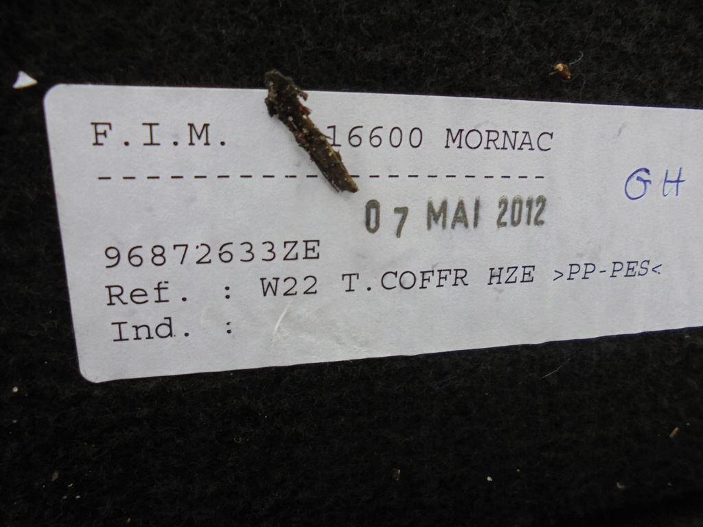 фото №8, Коврик обшивка багажника peugeot 508 sw kombi