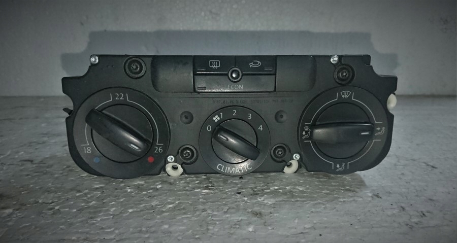 фото №1, Панель кондиционера volkswagen 1k1820045