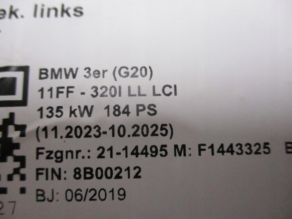 фото №10, Зеркало bmw 3 g20 6pin правое