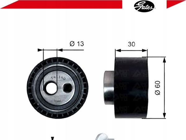 фото №2, Gates t41140 ролик натягувача, ремінь розподільного валу