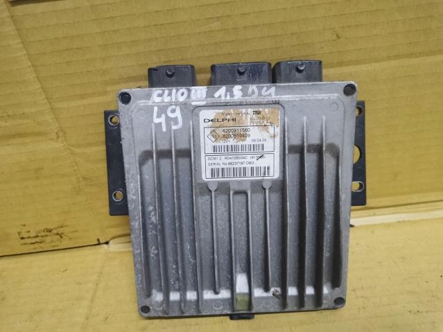фото №2, Бортовой компьютер блок управления двигателя renault clio iii 1.5