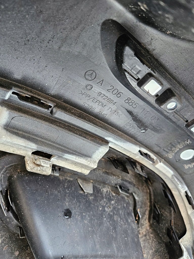 фото №7, Mercedes c-klasa w206 kombi бампер задняя задний