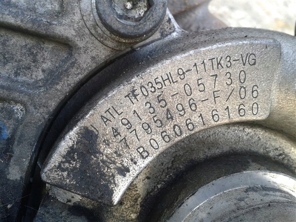 фото №6, Турбина bmw 1 e87 2.0 d 7795496 49135-05730