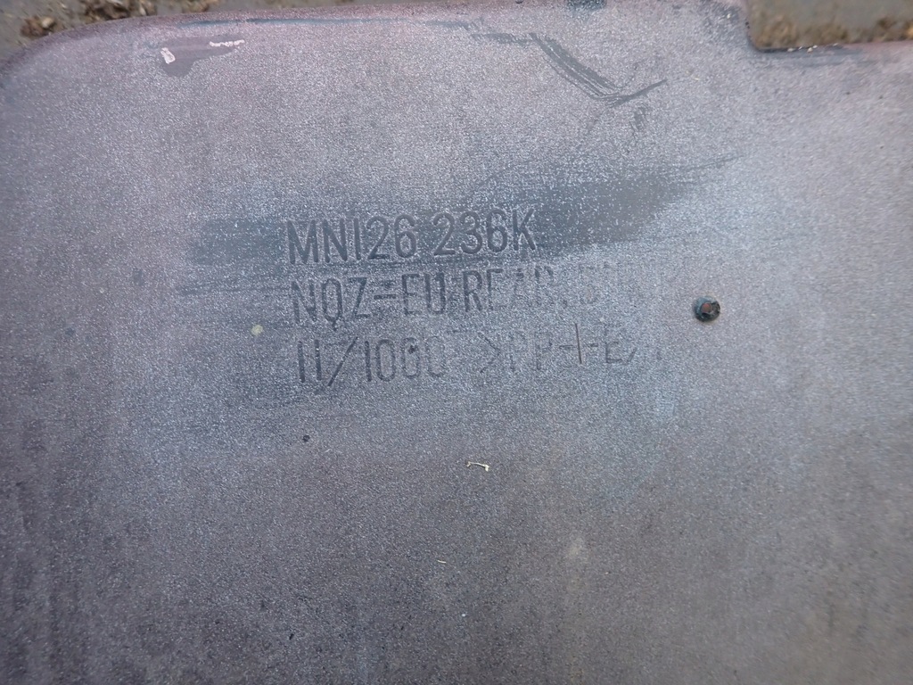 фото №10, Mitsubishi outlander i 1 03- бампер задняя задний mni26236k