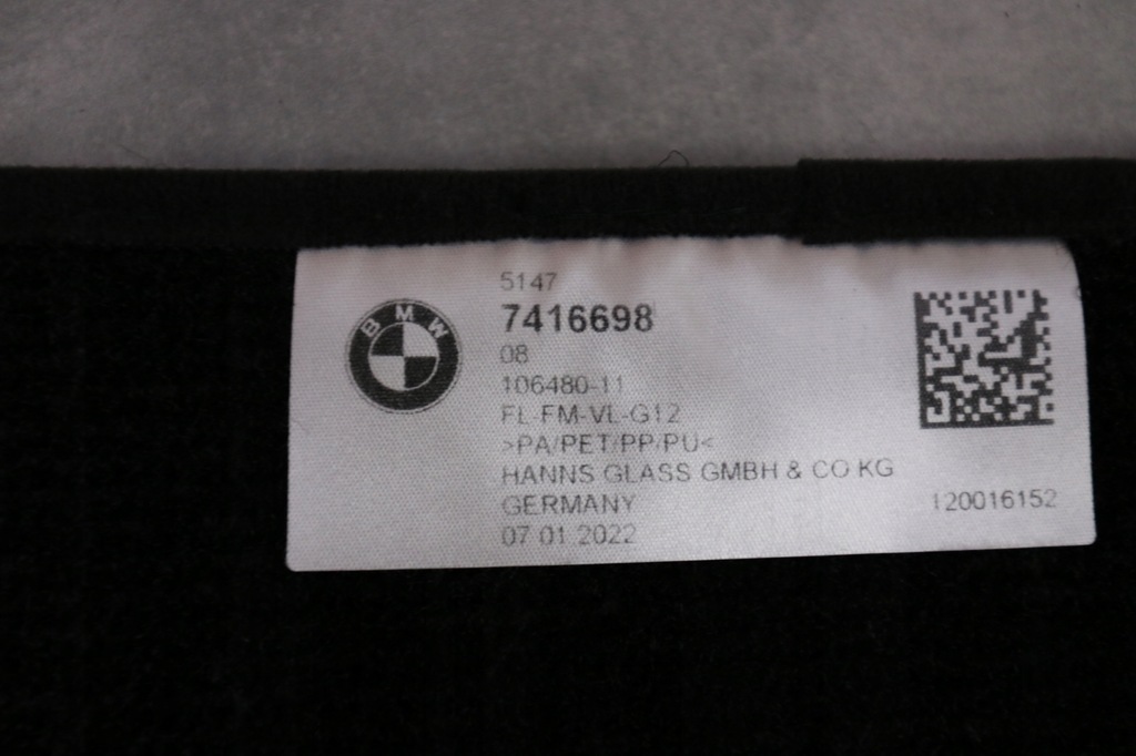 фото №8, Bmw 7' g12 7' g12 lci оригинальные коврики велюровые europa комплект 7416698