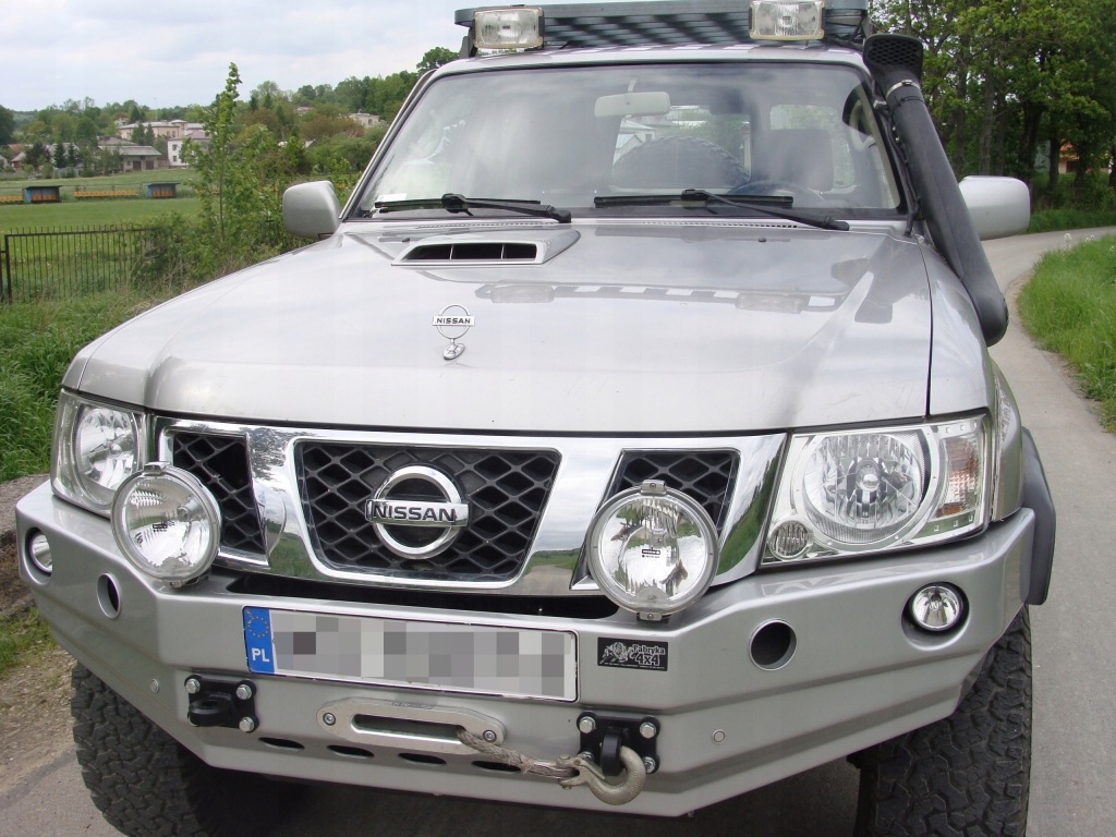 фото №3, Бампер стальной передний перед nissan patrol gu4