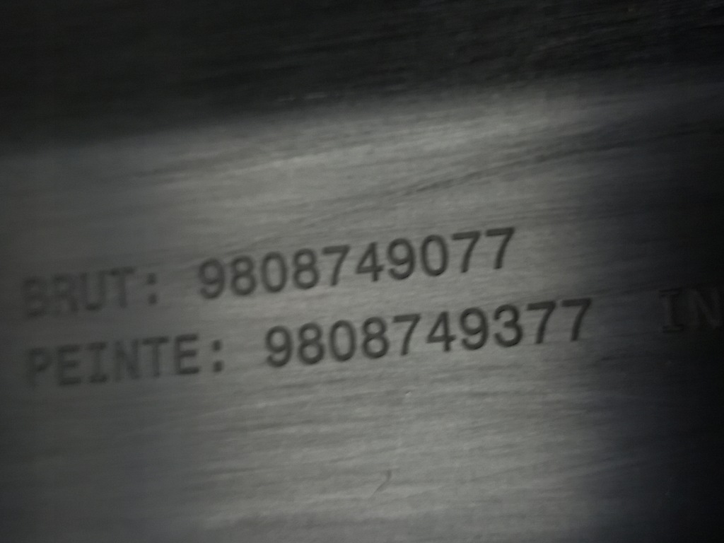 фото №9, Proace 16-22 молдинг накладка крила płat лівий bok