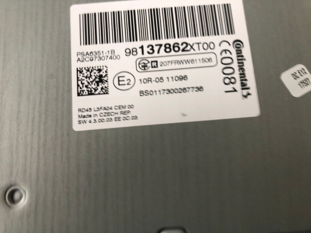 фото №3, Citroen berlingo iii радіо cd nowe оригінал