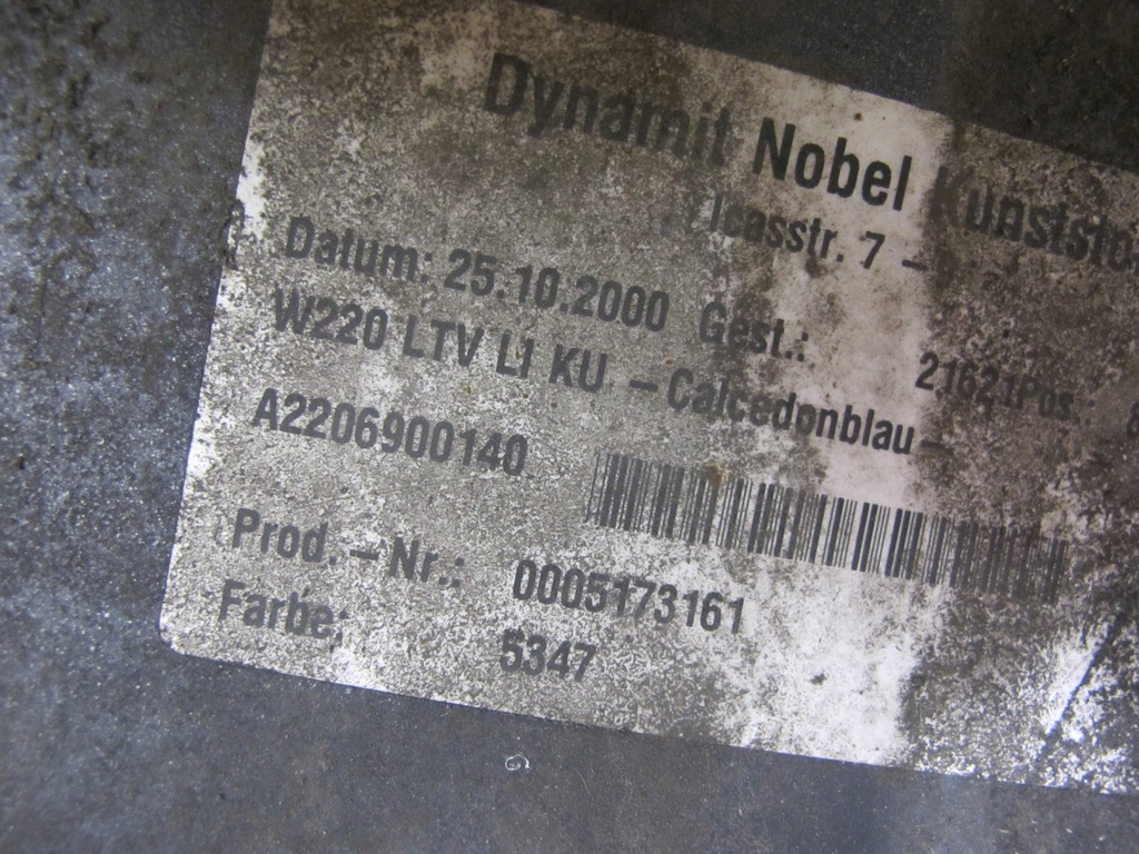 фото №10, Mercedes w220 s молдинг поріг накладка ліва 347