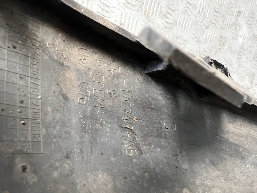 фото №11, Ford galaxy mk3 06- накладка накладка-спойлер бампера перед