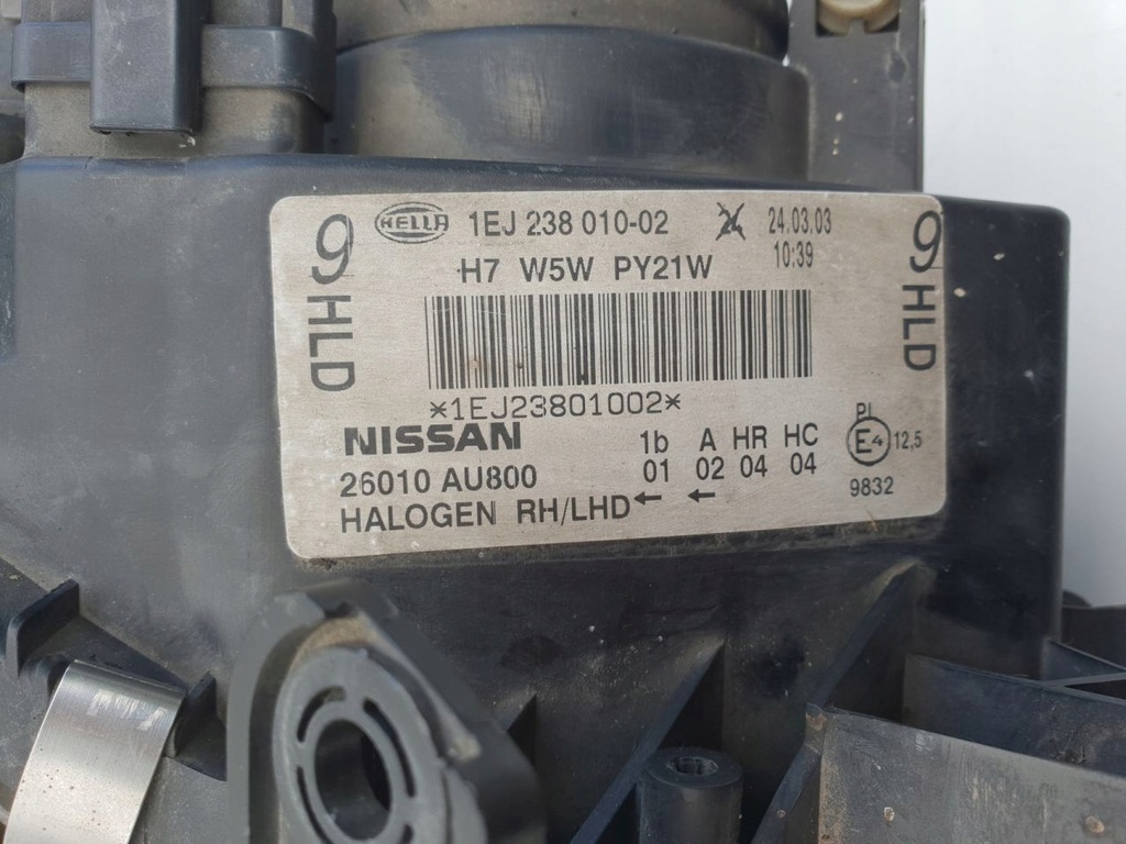 фото №8, Nissan primera p12 02-07 лампа правый перед