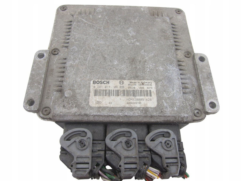 фото №1, Бортовий комп'ютер ecu 0281011106 8200091428 8200243785 renault master opel movano