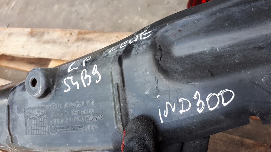 фото №8, S4 b9 a4 8w шумоізоляція крила ліва лівий перед