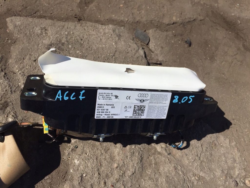 фото №13, Audi a6 c7 приборная панель приборная ремни подушка безопасности комплект